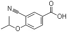 3-Cyano-4-isopropoxybenzoic acid molecular structure (CAS 258273-31-3)