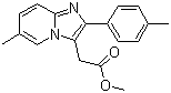 Methyl 6-methyl-2-(4-methylphenyl)imidazo[1,2-a]pyridine-3-acetate molecular structure (CAS 258273-50-6)