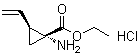 (1R,2S)-1-Amino-2-vinylcyclopropanecarboxylic acid ethyl ester hydrochloride molecular structure (CAS 259214-56-7)