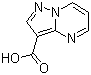 Pyrazolo[1,5-a]pyrimidine-3-carboxylic acid molecular structure (CAS 25940-35-6)