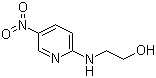 structure of CAS# 25948-12-3, 2-[(5-Nitro-2-pyridyl)amino]ethanol;2-[(5-Nitro-2-pyridyl)amino]ethan-1-ol