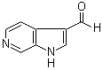 1H-吡咯并[2,3-c]吡啶-3-甲醛分子结构 (CAS 25957-65-7)