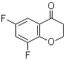 structure of CAS# 259655-01-1, 6,8-Difluorochroman-4-one;6,8-Difluoro-2,3-dihydro-4H-1-benzopyran-4-one