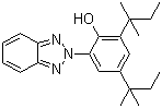 2-(2H-Benzotriazol-2-yl)-4,6-ditertpentylphenol molecular structure (CAS 25973-55-1)