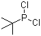 结构式 CAS# 25979-07-1, 叔丁基二氯化膦