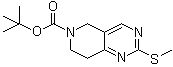 2-(甲硫基)-7,8-二氢吡啶并[4,3-d]嘧啶-6(5H)-羧酸叔丁酯分子结构 (CAS 259809-78-4)