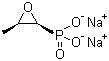 磷霉素钠分子结构 (CAS 26016-99-9)