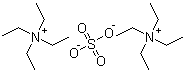Tetraethylammonium sulfate molecular structure (CAS 2604-85-5)