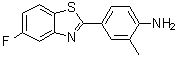 4-(5-Fluoro-2-benzothiazolyl)-2-methylbenzenamine molecular structure (CAS 260443-89-8)