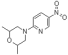 2,6-Dimethyl-4-(5-nitro-2-pyridinyl)morpholine molecular structure (CAS 260447-04-9)
