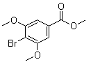 structure of CAS# 26050-64-6, Methyl 3,5-dimethoxy-4-bromobenzoate;Methyl 4-bromo-3,5-dimethoxybenzoate