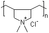Poly(diallyldimethylammonium chloride) molecular structure (CAS 26062-79-3)
