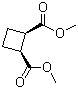 cis-Dimethyl 1,2-cyclobutanedicarboxylate molecular structure (CAS 2607-03-6)