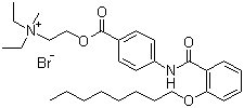 Otilonium bromide molecular structure (CAS 26095-59-0)