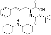 Boc-L-Styrylalanine dicyclohexylamine salt molecular structure (CAS 261165-04-2)