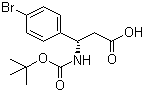 Boc-4-Bromo-D-beta-phenylalanine molecular structure (CAS 261165-06-4)