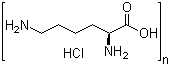 L-Lysine hydrochloride homopolymer molecular structure (CAS 26124-78-7)