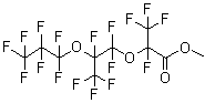 全氟代-2,5-二甲基-3,6-二氧杂壬酸甲酯分子结构 (CAS 26131-32-8)