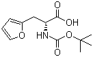 (R)-N-Boc-2-Furylalanine molecular structure (CAS 261380-18-1)