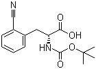 Boc-D-2-cyanophenylalanine molecular structure (CAS 261380-28-3)