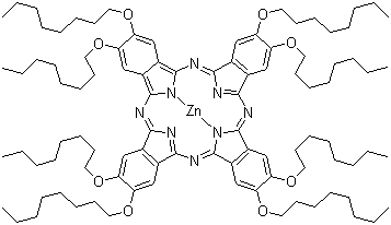 Zinc 2,3,9,10,16,17,23,24-octakis(octyloxy)-29H,31H-phthalocyanine molecular structure (CAS 261504-18-1)