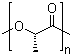 (S)-Lactic acid homopolymer molecular structure (CAS 26161-42-2)