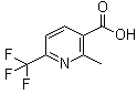 2-Methyl-6-(trifluoromethyl)pyridine-3-carboxylic acid molecular structure (CAS 261635-93-2)