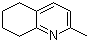 5,6,7,8-Tetrahydroquinaldine molecular structure (CAS 2617-98-3)