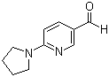 结构式 CAS# 261715-39-3, 6-(1-吡咯烷基)吡啶-3-甲醛