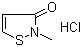 2-Methyl-4-isothiazolin-3-one hydrochloride   molecular structure (CAS 26172-54-3)