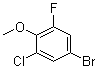 5-Bromo-1-chloro-3-fluoro-2-methoxybenzene molecular structure (CAS 261762-34-9)