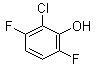 结构式 CAS# 261762-50-9, 2-氯-3,6-二氟苯酚