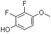 结构式 CAS# 261763-29-5, 2,3-二氟-4-甲氧基苯酚