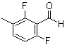 2,6-Difluoro-3-methylbenzaldehyde molecular structure (CAS 261763-34-2)