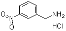结构式 CAS# 26177-43-5, 3-硝基苄胺盐酸盐