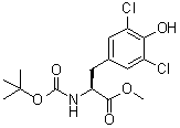 3,5-Dichloro-N-[(1,1-dimethylethoxy)carbonyl]-L-tyrosine methyl ester molecular structure (CAS 261926-09-4)