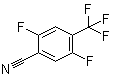 structure of CAS# 261945-24-8, 2,5-Difluoro-4-(trifluoromethyl)benzonitrile