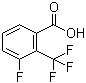 3-Fluoro-2-(trifluoromethyl)benzoic acid molecular structure (CAS 261951-80-8)