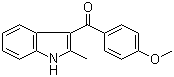 2-Methyl-3-(4'-methoxybenzoyl)indole molecular structure (CAS 26211-90-5)