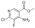 Methyl 4-amino-6-chloro-5-fluoronicotinate molecular structure (CAS 2621932-27-0)