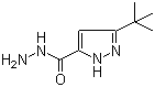 结构式 CAS# 262292-02-4, 3-(叔丁基)-1H-吡唑-5-甲酰肼
