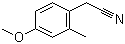 4-Methoxy-2-methylphenylacetonitrile molecular structure (CAS 262298-02-2)