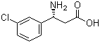 (R)-3-Amino-3-(3-chlorophenyl)propionic acid molecular structure (CAS 262429-49-2)