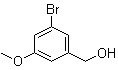 structure of CAS# 262450-64-6, 3-Bromo-5-methoxybenzenemethanol;3-Bromo-5-methoxyphenylmethanol