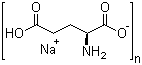 L-Glutamic acid homopolymer sodium salt molecular structure (CAS 26247-79-0)