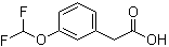 3-Difluoromethoxyphenylacetic acid molecular structure (CAS 262587-06-4)