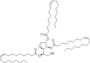 结构式 CAS# 26266-58-0, 山梨醇酐三油酸酯; 斯盘85