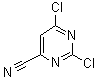 2,6-Dichloro-4-pyrimidinecarbonitrile molecular structure (CAS 26293-93-6)