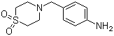 4-(4'-Aminobenzyl)thiomorpholine 1,1-dioxide molecular structure (CAS 263339-24-8)