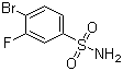 4-Bromo-3-fluorobenzenesulfonamide molecular structure (CAS 263349-73-1)